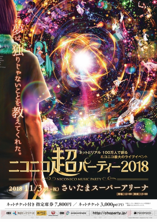 “ニコニコ超パーティー2018”VTuberによるライブや小林幸子さんとニコニコユーザーの共演で大熱狂