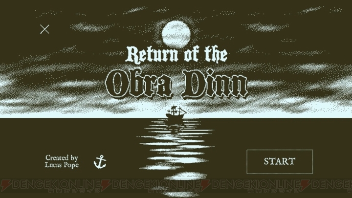 【おすすめDLゲーム】『Return of the Obra Dinn』は安否確認推理AVG。過去を覗いて船員の安否を特定せよ