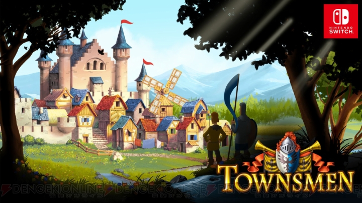 Switch『タウンズメン』が1月24日に発売。中世を舞台に町を大きく発展させるSLG