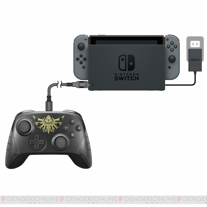 握りやすいグリップの『ワイヤレスホリパッド for Nintendo Switch ゼルダの伝説』が発売中