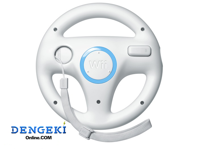 Wiiハンドル」を傾けて車を操作！『マリオカートWii』4月10日に発売 