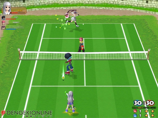 オンライン対戦テニス『まじかる☆スマッシュ』が登場！