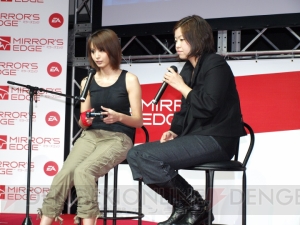 フェイス姿の加藤夏希さんが応援！ 1人称A・AVG『ミラーズエッジ』イベントレポ