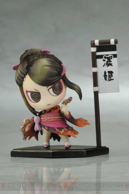机の上が合戦場に！ 『戦国BASARA』のミニフィギュア5月に発売