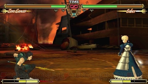 『Fate/zero』よりZEROランサーが『Fate/uc PORTABLE』に参戦
