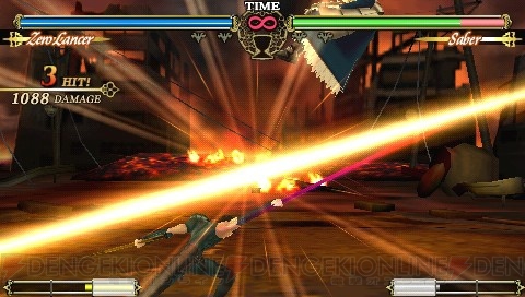 『Fate/zero』よりZEROランサーが『Fate/uc PORTABLE』に参戦