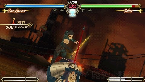 『Fate/zero』よりZEROランサーが『Fate/uc PORTABLE』に参戦
