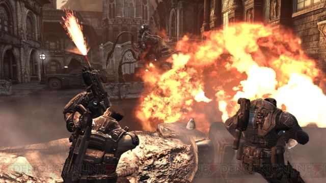 対戦プレイがさらに熱い『Gears of War 2』の日本発売は7月30日に決定！