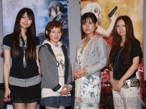 TVアニメ『CANAAN』関係者向け試写会で、沢城さんらキャスト陣がコメント