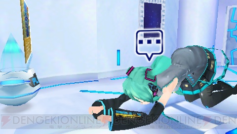 寝そべるミクもカワイイ!? いよいよ明日発売のPSP『初音ミク』新情報をチェック♪