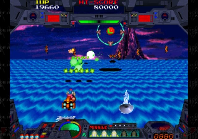 STG『バーニングフォース』がバーチャルコンソールアーケードに