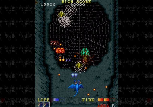 『ドラゴンスピリット』がバーチャルコンソールアーケードに登場