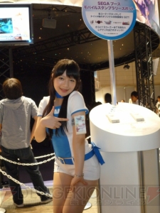 コンパニオンが「タッチしてください」!? 遊び心いっぱいのセガブースレポート