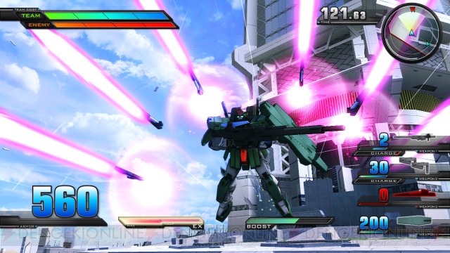 『機動戦士ガンダム EXTREME VS.』に『00』の2機体が登場！ 新システムも公開
