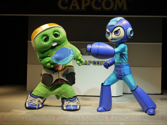 ガチャピンとのコラボキャラが発表！ 『メガマン ユニバース』ステージイベント