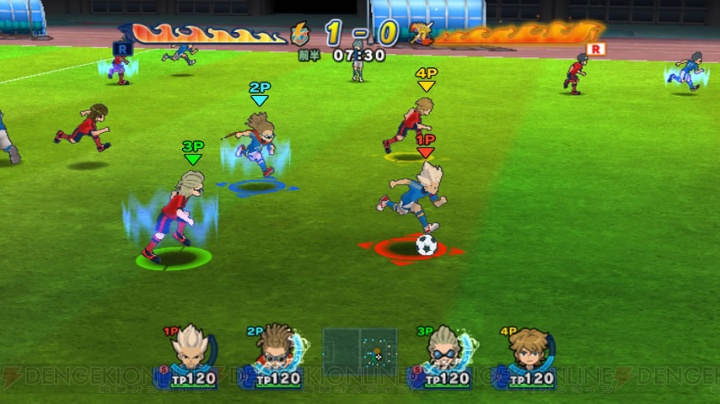 アニメのような超次元バトルサッカーが展開する『イナズマ ストライカーズ』を紹介