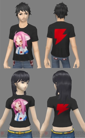 『電撃エレナのゲーム内 痛Tシャツ』