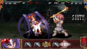 PSP『クイーンズゲイト スパイラルカオス』画面写真