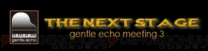 “THE NEXT STAGE getle echo meeting 3”