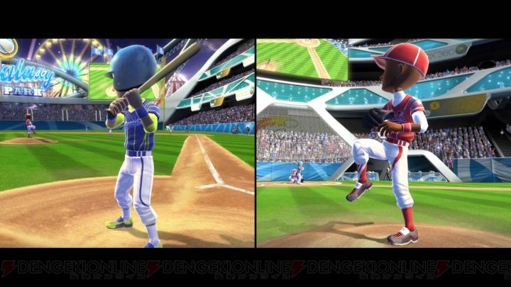 『Kinect スポーツ：シーズン2』の野球を神宮球場でプレイしよう