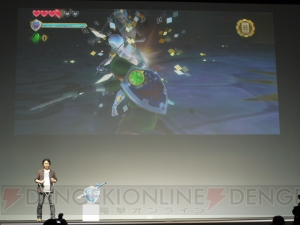 宮本茂氏が最新作『ゼルダの伝説 スカイウォードソード』を実機でプレイ！ “ニンテンドー3DSカンファレンス 2011”Wii編