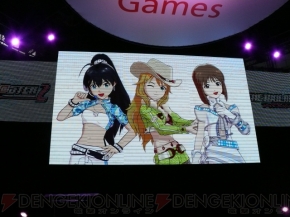 PS3『アイドルマスター2』紹介ステージで長谷川さん、浅倉さん、沼倉さんがグラビア撮影に挑戦!?　竜宮小町の新曲も披露！