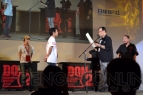 TGS2011のメインステージで行われた『DQMJ2P』公式大会決勝トーナメント。全国から集った猛者たちの激闘と新情報をお届けする。