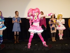 「大きなお友だちは心のミラクルライトーンで応援して」本日公開の『映画スイートプリキュア』舞台あいさつに小清水さんらプリキュア4人が勢ぞろい