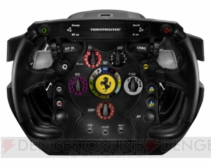 F1ステアリングホイール実物大レプリカを搭載したPS3用ハンドルコントローラ『Ferrari F1 Wheel Integral T500』が11月24日に発売！ 価格は73,290円