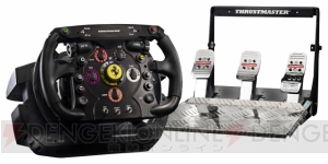 F1ステアリングホイール実物大レプリカを搭載したPS3用ハンドルコントローラ『Ferrari F1 Wheel Integral T500』が11月24日に発売！ 価格は73,290円