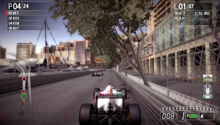 『F1 2011』まもなく発売されるPS Vita/3DS版のスクリーンショット