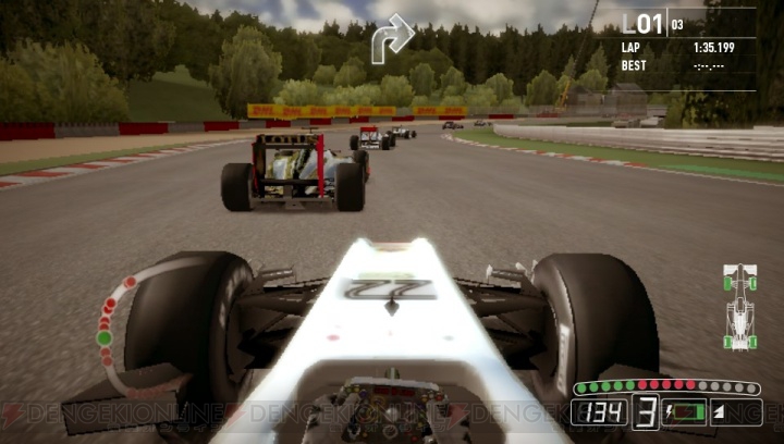 『F1 2011』まもなく発売されるPS Vita/3DS版のスクリーンショット