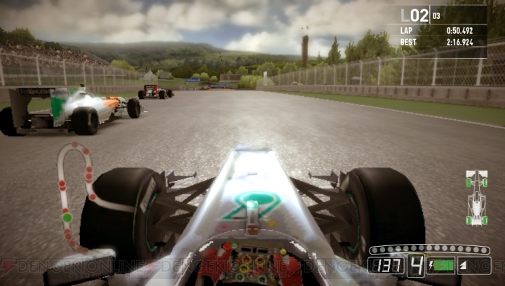 『F1 2011』まもなく発売されるPS Vita/3DS版のスクリーンショット