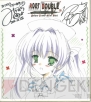 『ルートダブル』悠里イラスト入り直筆サイン色紙（みけおうさん＆名塚佳織さん）