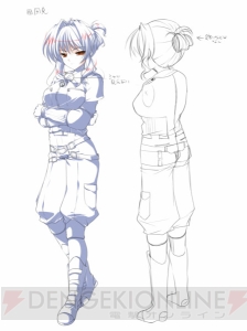 ルートダブル キャラ紹介その2 Aルートのヒロイン 橘風見のキャラデザラフや私服 9年前の姿を公開 電撃オンライン