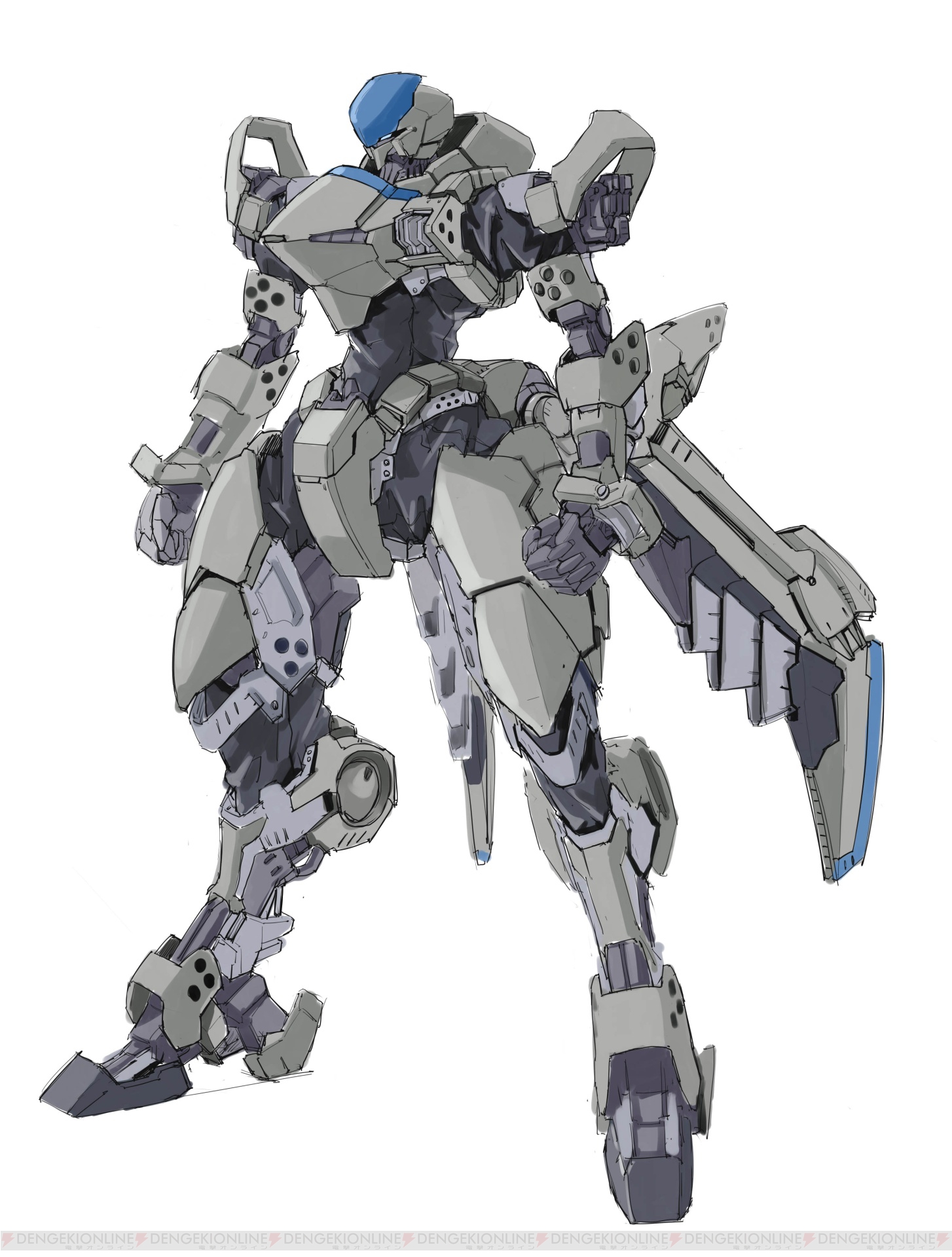 Webパワードール』パワーローダー開発プロジェクト第1弾のラフ画