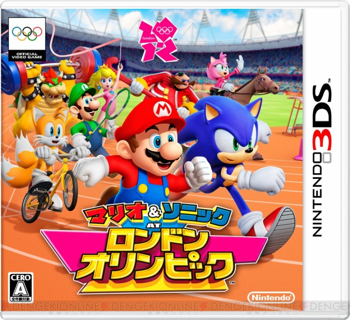 3DS版『マリオ＆ソニック AT ロンドンオリンピック』が3月1日に発売！ 3DSならではの操作も