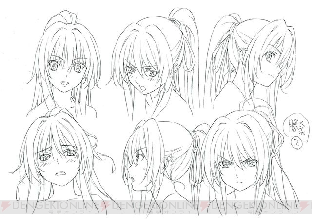 Tvアニメ 織田信奈の野望 の新たなキャラ線画が公開 線画 11点です 電撃オンライン