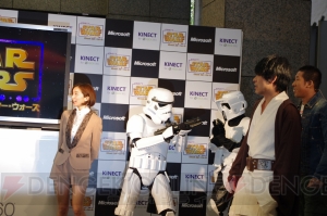 アイドルだけどダンスは苦手!? 『Kinect スター・ウォーズ』を麒麟＆芹那がプレイ