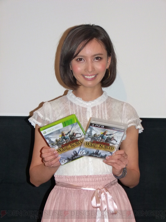 「ゲームを遊べば映画も楽しめます！」 加藤夏希さんが『ロード・オブ・ザ・リング』プレス発表会で本作の魅力を語る！