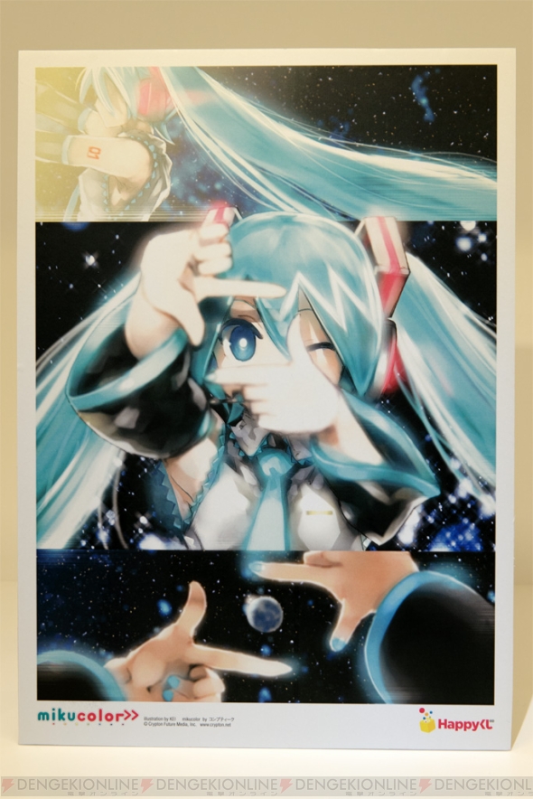 初音ミク 複製原画 A4 素晴らし KEI