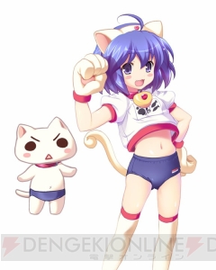キュートでハードなSTG『それゆけ！ぶるにゃんマン Portable』再始動！ ブルマやスク水を着たネコたちを操作するのは8月2日