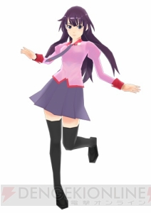 羽川の猫耳パジャマにありがとう！ 『化物語 ポータブル』登場キャラクターたちのファッションチェック＆プレイ動画を公開