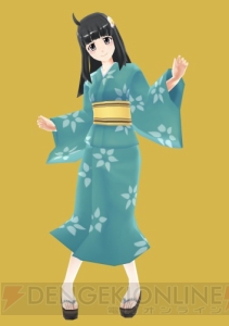 羽川の猫耳パジャマにありがとう！ 『化物語 ポータブル』登場キャラクターたちのファッションチェック＆プレイ動画を公開