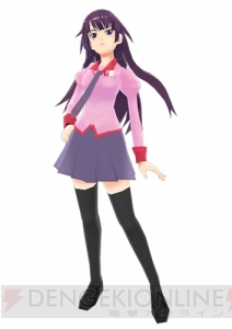 羽川の猫耳パジャマにありがとう！ 『化物語 ポータブル』登場キャラクターたちのファッションチェック＆プレイ動画を公開