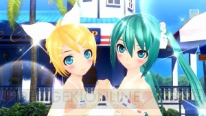 『初音ミク -Project DIVA- f』に収録される『アンハッピーリフレイン』や『ACUTE』などの楽曲を紹介！ 新しい水着のモジュールも