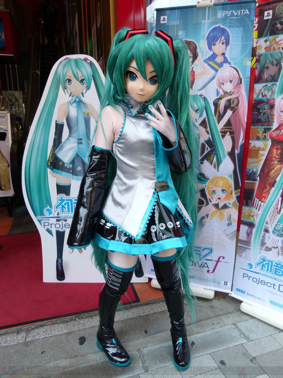 新たな着ぐるみミクさんが駆け付けた『初音ミク -Project DIVA- f