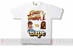 『ストリートファイターII』VS ア ベイシング エイプ!? コラボTシャツが発売