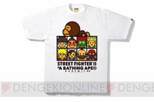 『ストリートファイターII』VS ア ベイシング エイプ!? コラボTシャツが発売