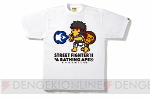 『ストリートファイターII』VS ア ベイシング エイプ!? コラボTシャツが発売